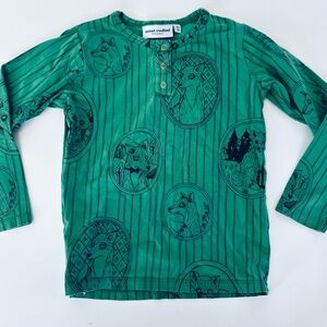 Mini Rodini Fox Family long Sleeve Top